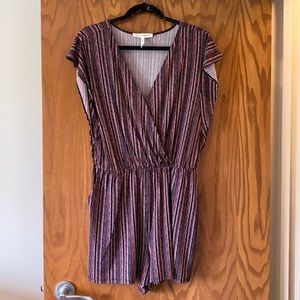 BCBG stripe romper